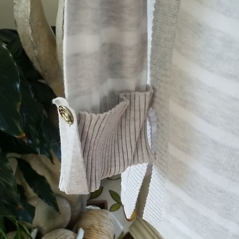 Lilly Pulitzer Gray Striped Sweater - Picture 2 of 4
